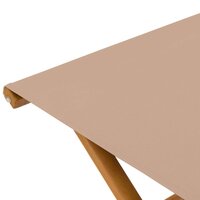 Ligstoel 2 st massief eucalyptushout Taupe 5
