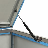 Containerberging dubbel 138x77,5x115 cm roestvrij staal 9