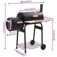 Rookbarbecue houtskool 9
