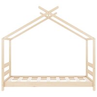 Kinderbedframe massief grenenhout 70x140 cm 4
