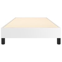 Boxspring bed kunstleer wit 90x200 cm 5