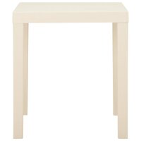 Tuintafel 79x65x72 cm kunststof wit 3