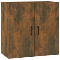 Wandkast 60x31x60 cm bewerkt hout gerookt eikenkleurig 2