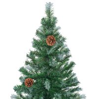 Kunstkerstboom met dennenappels 180 cm 3