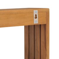Handdoekenrek wandmontage 35x20x35 cm massief teakhout 5
