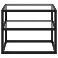 Wandtafel 50x40x40 cm gehard glas transparant 2