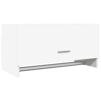 Kledingkast 70x32,5x35 cm bewerkt hout wit 2