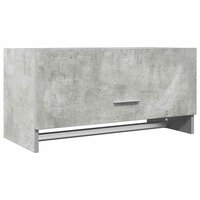 Kledingkast 70x32,5x35 cm bewerkt hout betongrijs 2