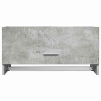 Kledingkast 70x32,5x35 cm bewerkt hout betongrijs 4