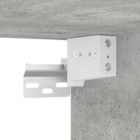 Kledingkast 70x32,5x35 cm bewerkt hout betongrijs 7