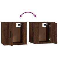 Tv-wandmeubel 40x34,5x40 cm bruin eikenkleur 9