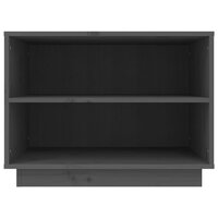 Schoenenkast 60x34x45 cm massief grenenhout grijs 5