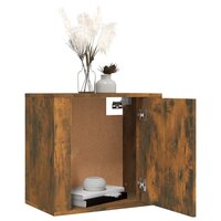 Nachtkastje wandgemonteerd 50x30x47 cm gerookt eikenkleurig 4