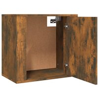 Nachtkastje wandgemonteerd 50x30x47 cm gerookt eikenkleurig 6