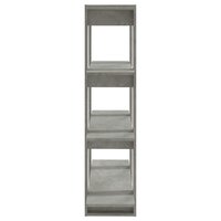 Boekenkast/kamerscherm 100x30x123,5 cm betongrijs 4