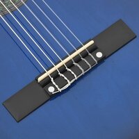 Gitaar klassiek beginner en kinderen 3/4 36&amp;quot; blauw      7