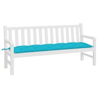 Tuinbankkussen 180x50x7 cm oxford stof turquoise 3