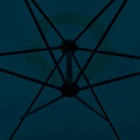 Zweefparasol 3 m blauw 3