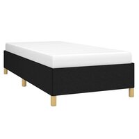 Bedframe zonder matras 100x200 cm stof zwart 3