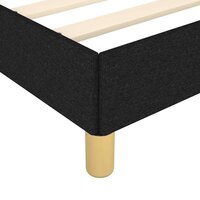 Bedframe zonder matras 100x200 cm stof zwart 7
