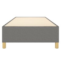 Boxspring bed 90x190 cm stof donkergrijs 5