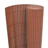 Tuinafscheiding dubbelzijdig 110x400 cm bruin 2