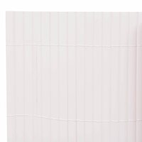 Tuinafscheiding dubbelzijdig 90x300 cm wit 3