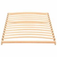 Lattenbodem Bruin 70 x 190 cm Massief beukenhout 2