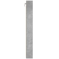 Vitrinekast 100x8,5x75 cm bewerkt hout betongrijs 5