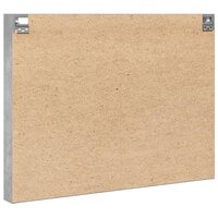 Vitrinekast 100x8,5x75 cm bewerkt hout betongrijs 6