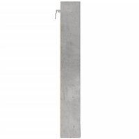 Vitrinekast 100x8,5x58 cm bewerkt hout betongrijs 5