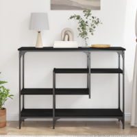 Wandtafel Zwart eiken 100 x 35 x 75 cm 4