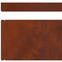Tuinrand 450 x 10 cm weervast staal Roestig 9