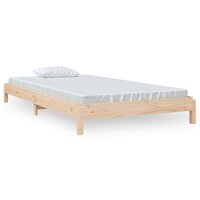 Bed stapelbaar 100x200 cm massief grenenhout 2