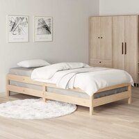 Bed stapelbaar 100x200 cm massief grenenhout 4