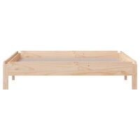 Bed stapelbaar 100x200 cm massief grenenhout 6