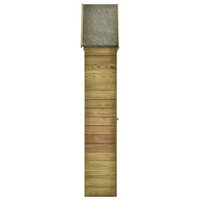 Tuinschuur met deur 69,5x32x178 cm ge&amp;iuml;mpregneerd grenenhout 4