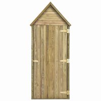 Tuinschuur met deur 69,5x32x178 cm ge&amp;iuml;mpregneerd grenenhout 5