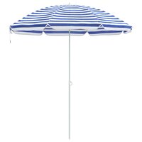 Tuinparasol 263 x 263 x 272 cm 170T polyester Blauw en Wit 2