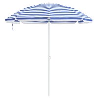 Tuinparasol 263 x 263 x 272 cm 170T polyester Blauw en Wit 4