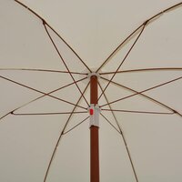 Parasol met stalen paal 180 cm zandkleurig  4