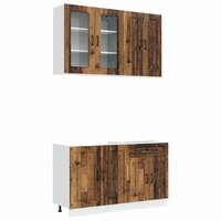 Keukenblok KALMAR 4 st Oud hout Bewerkt hout 2