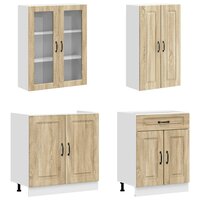 Keukenblok KALMAR 4 st Sonoma Eiken Bewerkt hout 3