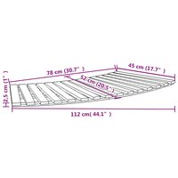 Hottub-ombouw poly rattan massief acaciahout grijs 7