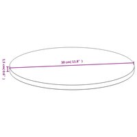 Tafelblad &amp;Oslash; 30x1,5 cm bamboe 4