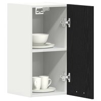 Hangkast zwart eikenkleurig 30x31x60 cm bewerkt hout 4