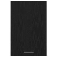 Hangkast zwart eikenkleurig 40x31x60 cm bewerkt hout 6