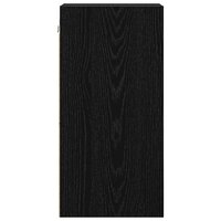Hangkast Zwart eiken 20 x 29,5 x 60 cm Bewerkt hout 6