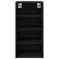 Hangkast Zwart eiken 30 x 29,5 x 60 cm Bewerkt hout 5