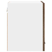 Hangkast Gerookte Eik en Wit 30 x 31 x 40 cm Bewerkt hout 7
